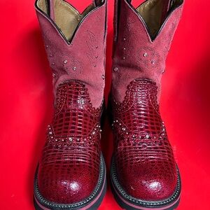 Ariat Fat Baby Red Western Boots